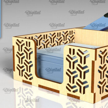 Intra απο ξύλο plywood 3mm-4mm πάχος – Ξύλινη θήκη για σημειωματάρια Cut Laser Δίασταση  20x20 cm INTRAFABR-99622308 - Image 1