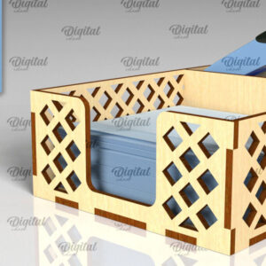 Intra απο ξύλο plywood 3mm-4mm πάχος – Ξύλινη θήκη για σημειωματάρια Cut Laser Δίασταση  20x20 cm INTRAFABR-99622425