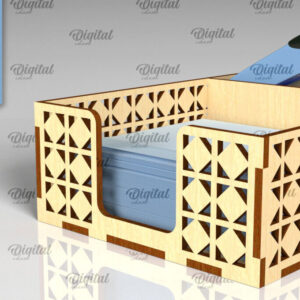 Intra απο ξύλο plywood 3mm-4mm πάχος – Ξύλινη θήκη για σημειωματάρια Cut Laser Δίασταση  20x20 cm INTRAFABR-99622473