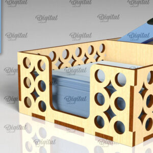 Intra απο ξύλο plywood 3mm-4mm πάχος – Ξύλινη θήκη για σημειωματάρια Cut Laser Δίασταση  20x20 cm INTRAFABR-99622597