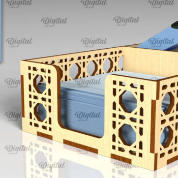 Intra απο ξύλο plywood 3mm-4mm πάχος – Ξύλινη θήκη για σημειωματάρια Cut Laser Δίασταση  20x20 cm INTRAFABR-99622089 - Image 1