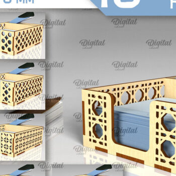 Intra απο ξύλο plywood 3mm-4mm πάχος – Δέσμη κοπής με λέιζερ θήκες για ξύλινα χαρτονομίσματα Δίασταση  20x20 cm INTRAFABR-99642154 - Image 1