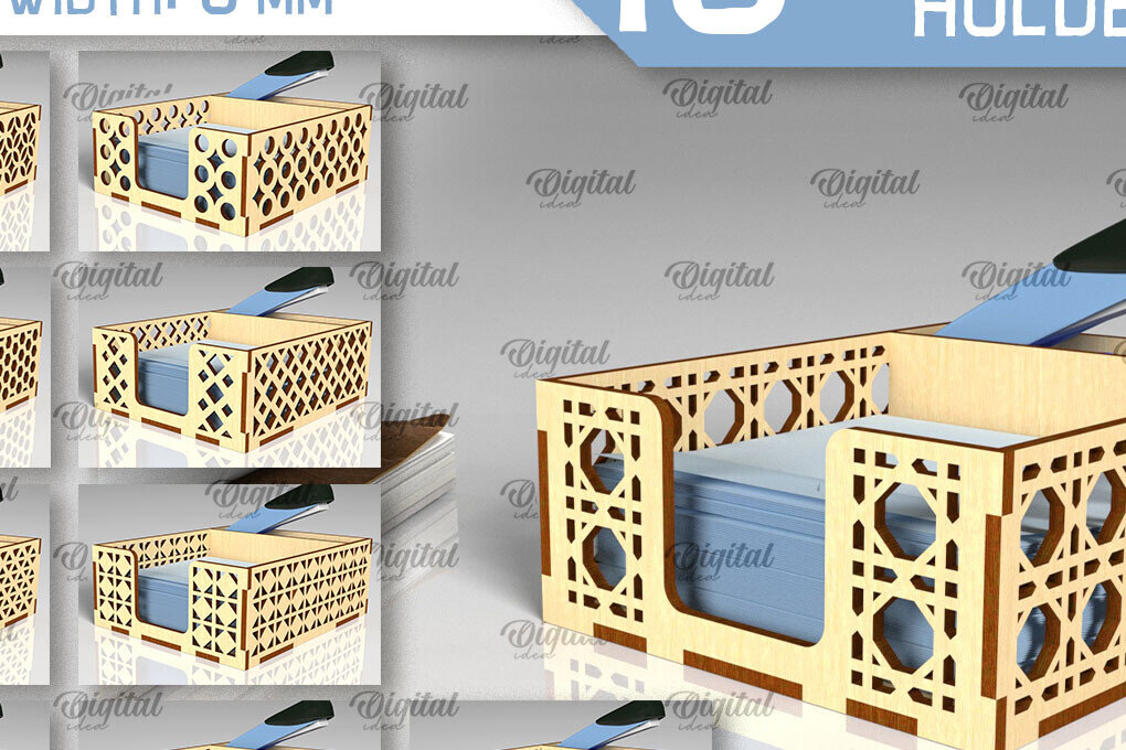 Intra απο ξύλο plywood 3mm-4mm πάχος – Δέσμη κοπής με λέιζερ θήκες για ξύλινα χαρτονομίσματα Δίασταση  20x20 cm INTRAFABR-99642154