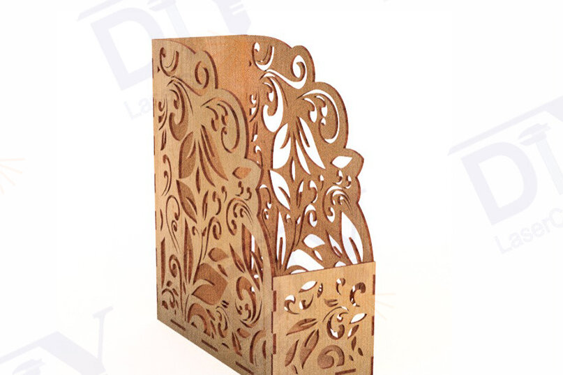 Intra απο ξύλο plywood 3mm-4mm πάχος – Ξύλινος δίσκος χαρτιού, Organizer Δίασταση  20x20 cm INTRAFABR-112880083