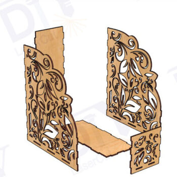 Intra απο ξύλο plywood 3mm-4mm πάχος – Ξύλινος δίσκος χαρτιού, Organizer Δίασταση  20x20 cm INTRAFABR-112880083 - Image 4