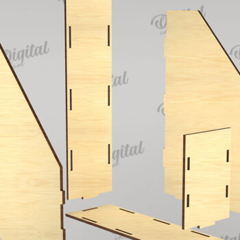 Intra απο ξύλο plywood 3mm-4mm πάχος – Ξύλινοι χάρτινοι δίσκοι LaserCut Bundle Δίασταση  20x20 cm INTRAFABR-112098869 - Image 2