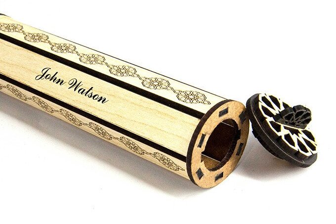 Intra απο ξύλο plywood 3mm-4mm πάχος – Ξύλινο κουτί στυλό, Κουτί κοσμημάτων δώρου Δίασταση  20x20 cm INTRAFABR-37889445