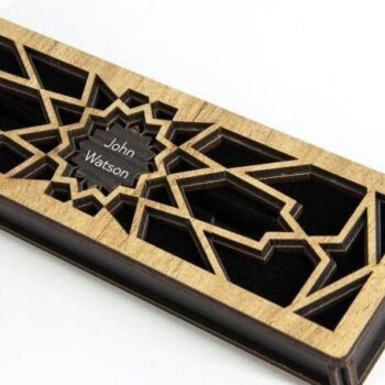 Intra απο ξύλο plywood 3mm-4mm πάχος – Ξύλινο κουτί στυλό, Κουτί κοσμημάτων δώρου Δίασταση  20x20 cm INTRAFABR-38313744 - Image 1