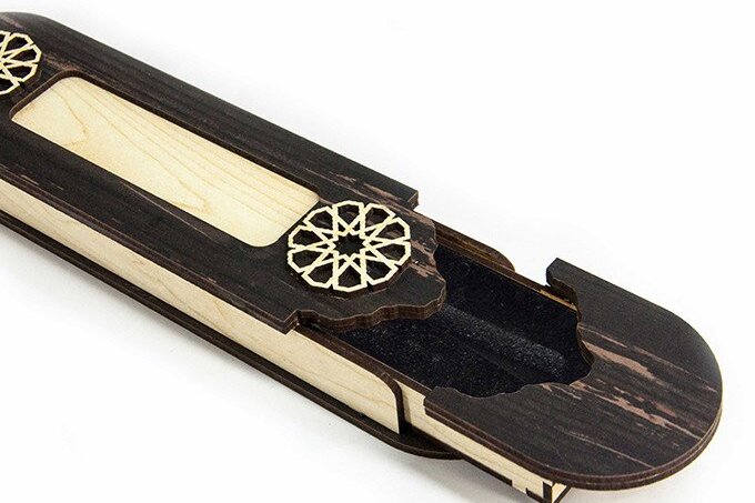 Intra απο ξύλο plywood 3mm-4mm πάχος – Ξύλινο κουτί στυλό, Κουτί κοσμημάτων δώρου Δίασταση  20x20 cm INTRAFABR-37889268