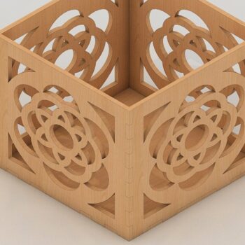 Intra απο ξύλο plywood 3mm-4mm πάχος – Ξύλινη θήκη στυλό / Στυλνοθήκη Αρχεία Δίασταση  20x20 cm INTRAFABR-37104615 - Image 5