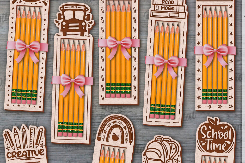 Intra απο ξύλο plywood 3mm-4mm πάχος – Ξύλινο Πακέτο Μολυβοθήκης Δίασταση  20x20 cm INTRAFABR-119613594