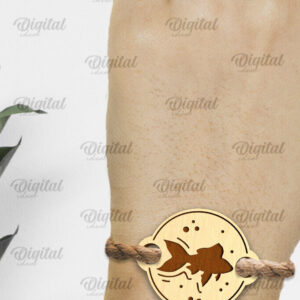 Intra απο ξύλο plywood 3mm-4mm πάχος – Ξύλινο βραχιόλι για κατοικίδια με λέιζερ Δίασταση  20x20 cm INTRAFABR-94327193