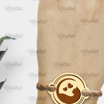 Intra απο ξύλο plywood 3mm-4mm πάχος – Ξύλινα βραχιόλια για κατοικίδια Πακέτο κοπής με λέιζερ Δίασταση  20x20 cm INTRAFABR-94341368 - Image 3