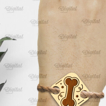 Intra απο ξύλο plywood 3mm-4mm πάχος – Ξύλινα βραχιόλια για κατοικίδια Πακέτο κοπής με λέιζερ Δίασταση  20x20 cm INTRAFABR-94341368 - Image 7