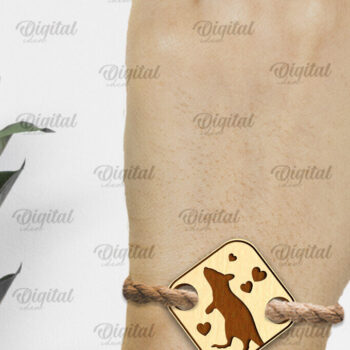 Intra απο ξύλο plywood 3mm-4mm πάχος – Ξύλινα βραχιόλια για κατοικίδια Πακέτο κοπής με λέιζερ Δίασταση  20x20 cm INTRAFABR-94341368 - Image 9