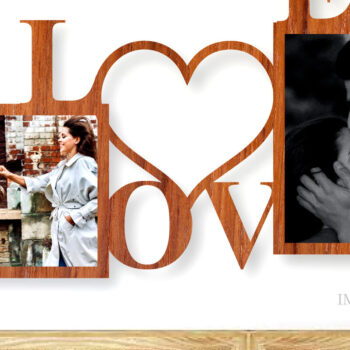 Intra απο ξύλο plywood 3mm-4mm πάχος – Ξύλινες κορνίζες φωτογραφιών Μεγάλη δέσμη κοπής με λέιζερ Δίασταση  20x20 cm INTRAFABR-25730102 - Image 8