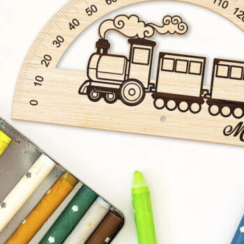 Intra απο ξύλο plywood 3mm-4mm πάχος – Ξύλινο μοιρογνωμόνιο Παιδικό Χάρακα Δίασταση  20x20 cm INTRAFABR-74088014 - Image 8