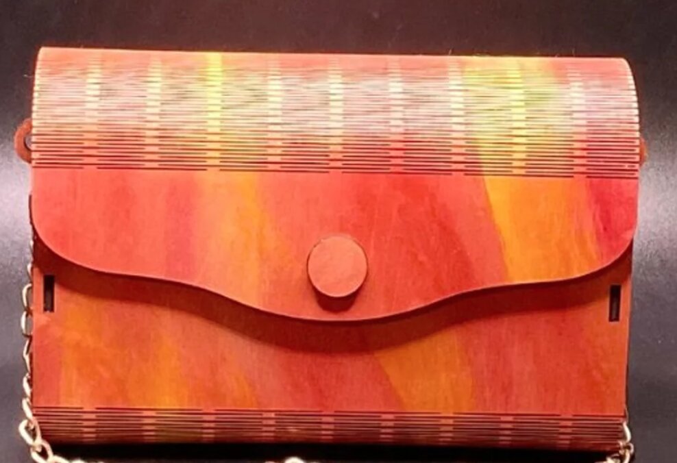 Intra απο ξύλο plywood 3mm-4mm πάχος – Ξύλινο Πορτοφόλι Συμπλέκτης - Αρχείο Cut Laser Δίασταση  20x20 cm INTRAFABR-108858176