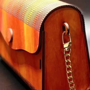 Intra απο ξύλο plywood 3mm-4mm πάχος – Ξύλινο Πορτοφόλι Συμπλέκτης - Αρχείο Cut Laser Δίασταση 20x20 cm INTRAFABR-108858176 - Image 4