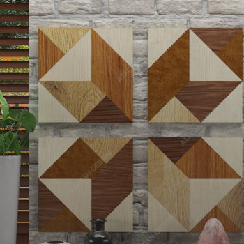 Intra απο ξύλο plywood 3mm-4mm πάχος – Ξύλινα παπλώματα Πάπλωμα Αχυρώνας Τέχνη τοίχου Δίασταση 40x30 cm INTRAFABR-66323816 - Image 2