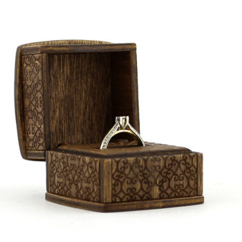 Intra απο ξύλο plywood 3mm-4mm πάχος – Ξύλινο Δαχτυλίδι Κουτί. Αρχείο κοπής με λέιζερ Δίασταση  20x20 cm INTRAFABR-95099866 - Image 3