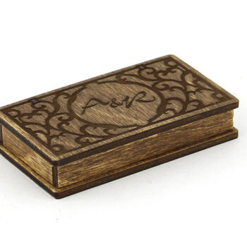 Intra απο ξύλο plywood 3mm-4mm πάχος – Ξύλινο Δαχτυλίδι Κουτί. Αρχείο λέιζερ Δίασταση  20x20 cm INTRAFABR-95099853 - Image 2