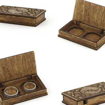 Intra απο ξύλο plywood 3mm-4mm πάχος – Ξύλινα Δαχτυλίδι Κουτιά. 3 Μοντέλα. Αρχείο λέιζερ Δίασταση  20x20 cm INTRAFABR-95291997 - Image 5