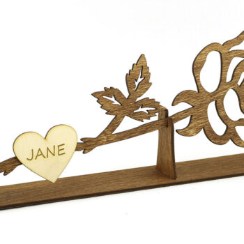 Intra απο ξύλο plywood 3mm-4mm πάχος – Ξύλινο τριαντάφυλλο. Αρχείο κοπής με λέιζερ Δίασταση  20x20 cm INTRAFABR-95291939 - Image 6