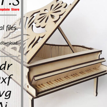 Intra απο ξύλο plywood 3mm-4mm πάχος – Ξύλινο Royal-box. Αρχείο λέιζερ Δίασταση  20x20 cm INTRAFABR-95341721 - Image 1