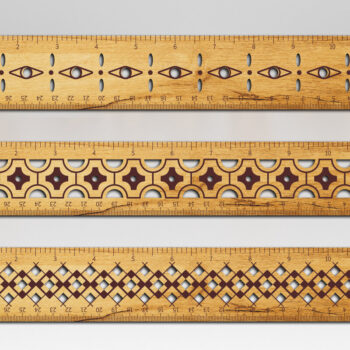 Intra απο ξύλο plywood 3mm-4mm πάχος – Ξύλινος χάρακας Δίασταση  20x20 cm INTRAFABR-123423347 - Image 4