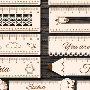 Intra απο ξύλο plywood 3mm-4mm πάχος – Ξύλινος χάρακας Δέσμη κοπής με λέιζερ Δίασταση  20x20 cm INTRAFABR-116743768