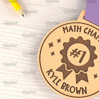 Intra απο ξύλο plywood 3mm-4mm πάχος – Ξύλινα Σχολικά Μετάλλια Δέσμη κοπής με λέιζερ Δίασταση  20x20 cm INTRAFABR-96223755 - Image 3