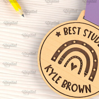 Intra απο ξύλο plywood 3mm-4mm πάχος – Ξύλινα Σχολικά Μετάλλια Δέσμη κοπής με λέιζερ Δίασταση  20x20 cm INTRAFABR-96223755 - Image 5