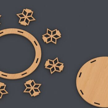 Intra απο ξύλο plywood 3mm-4mm πάχος – Ξύλινος δίσκος σερβιρίσματος Ψηφιακά κομμένα αρχεία Δίασταση  20x20 cm INTRAFABR-41728775 - Image 9