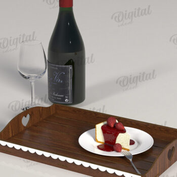 Intra απο ξύλο plywood 3mm-4mm πάχος – Ξύλινοι δίσκοι σερβιρίσματος Πακέτο κοπής με λέιζερ Δίασταση  20x20 cm INTRAFABR-123827898 - Image 4