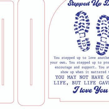 Intra απο ξύλο plywood 3mm-4mm πάχος – Ξύλινη επιγραφή για τη γιορτή του πατέρα ντεκόρ Δίασταση  20x20 cm INTRAFABR-95502269 - Image 4