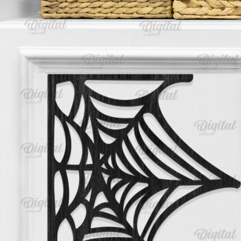 Intra απο ξύλο plywood 3mm-4mm πάχος – Ξύλινος ιστός αράχνης Διακόσμηση με λέιζερ Δίασταση  20x20 cm INTRAFABR-104625105 - Image 1