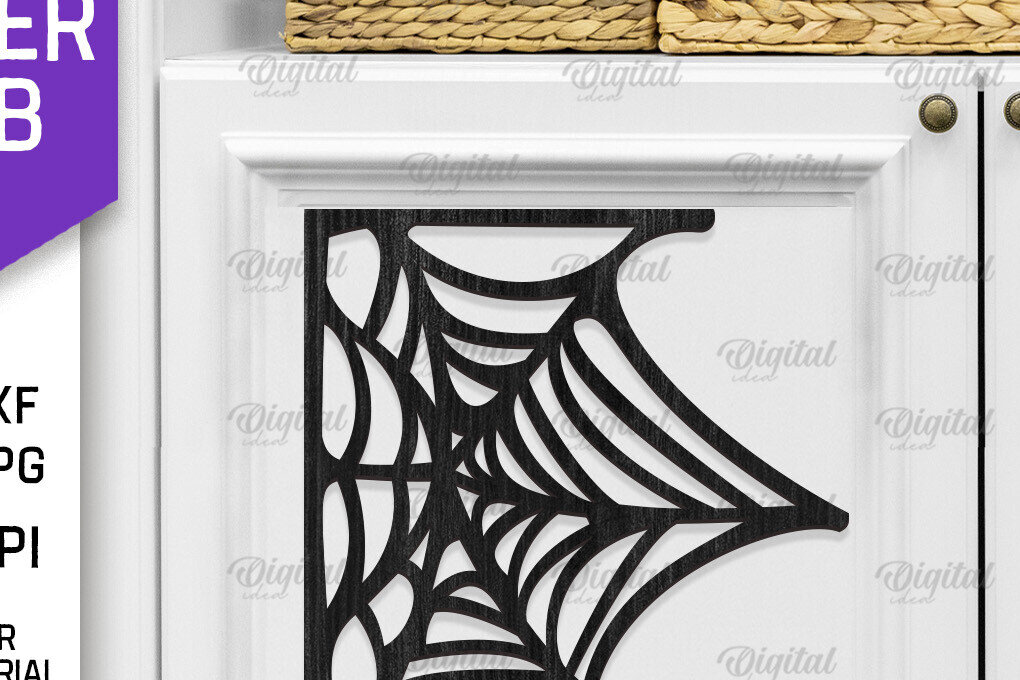 Intra απο ξύλο plywood 3mm-4mm πάχος – Ξύλινος ιστός αράχνης Διακόσμηση με λέιζερ Δίασταση  20x20 cm INTRAFABR-104625105