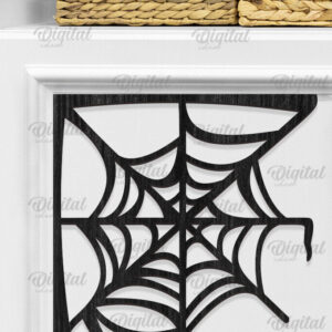 Intra απο ξύλο plywood 3mm-4mm πάχος – Ξύλινος ιστός αράχνης Διακόσμηση με λέιζερ Δίασταση  20x20 cm INTRAFABR-104624845