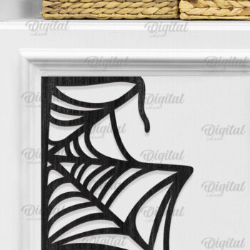 Intra απο ξύλο plywood 3mm-4mm πάχος – Ξύλινος ιστός αράχνης Διακόσμηση με λέιζερ Δίασταση  20x20 cm INTRAFABR-104624933 - Image 1