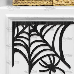 Intra απο ξύλο plywood 3mm-4mm πάχος – Ξύλινος ιστός αράχνης Διακόσμηση με λέιζερ Δίασταση  20x20 cm INTRAFABR-104624421