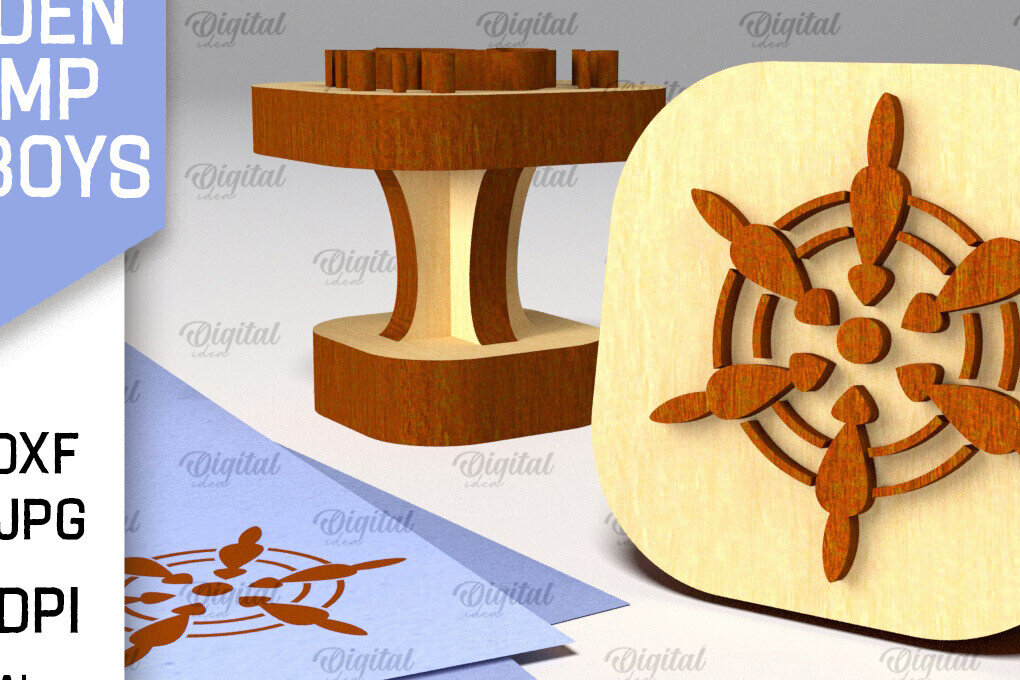 Intra απο ξύλο plywood 3mm-4mm πάχος – Ξύλινη στάμπα για αγόρια Δίασταση  20x20 cm INTRAFABR-100939220