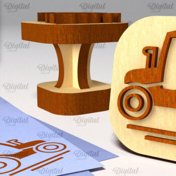 Intra απο ξύλο plywood 3mm-4mm πάχος – Ξύλινη στάμπα για αγόρια Δίασταση  20x20 cm INTRAFABR-100939786 - Image 1