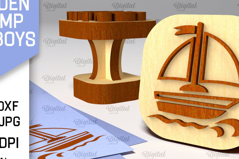 Intra απο ξύλο plywood 3mm-4mm πάχος – Ξύλινη στάμπα για αγόρια Δίασταση  20x20 cm INTRAFABR-100939881