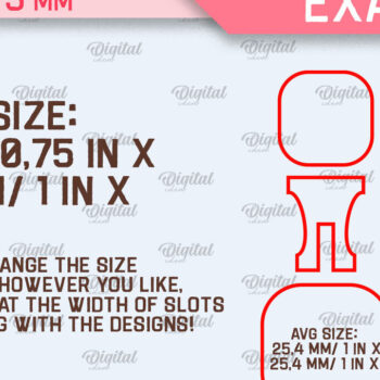 Intra απο ξύλο plywood 3mm-4mm πάχος – Ξύλινα γραμματόσημα για κορίτσια Δέσμη κοπής με λέιζερ Δίασταση  20x20 cm INTRAFABR-97800474 - Image 2