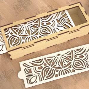 Intra απο ξύλο plywood 3mm-4mm πάχος – Ξύλινο κουτί αποθήκευσης | Κουτί δώρου | Αρχείο CNC Δίασταση  20x20 cm INTRAFABR-112526766