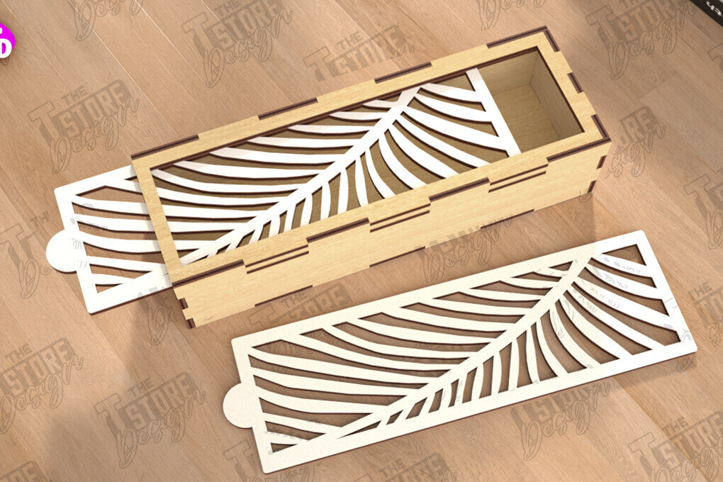 Intra απο ξύλο plywood 3mm-4mm πάχος – Ξύλινο κουτί αποθήκευσης | Κουτί δώρου | Αρχείο CNC Δίασταση  20x20 cm INTRAFABR-112526712