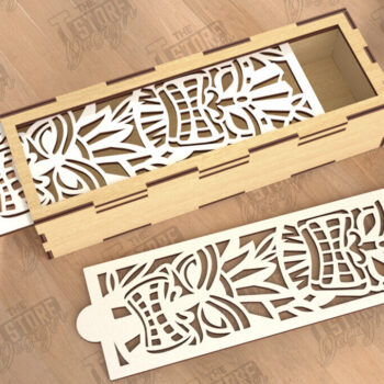 Intra απο ξύλο plywood 3mm-4mm πάχος – Ξύλινο κουτί αποθήκευσης | Κουτί δώρου | Αρχείο CNC Δίασταση  20x20 cm INTRAFABR-112526734 - Image 1