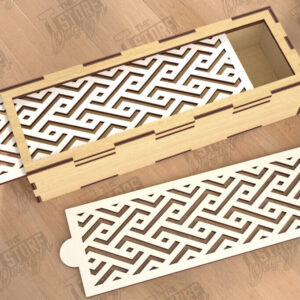 Intra απο ξύλο plywood 3mm-4mm πάχος – Ξύλινο κουτί αποθήκευσης | Κουτί δώρου | Αρχείο CNC Δίασταση  20x20 cm INTRAFABR-112526752