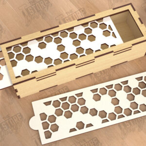 Intra απο ξύλο plywood 3mm-4mm πάχος – Ξύλινο κουτί αποθήκευσης | Κουτί δώρου | Αρχείο CNC Δίασταση  20x20 cm INTRAFABR-112526760